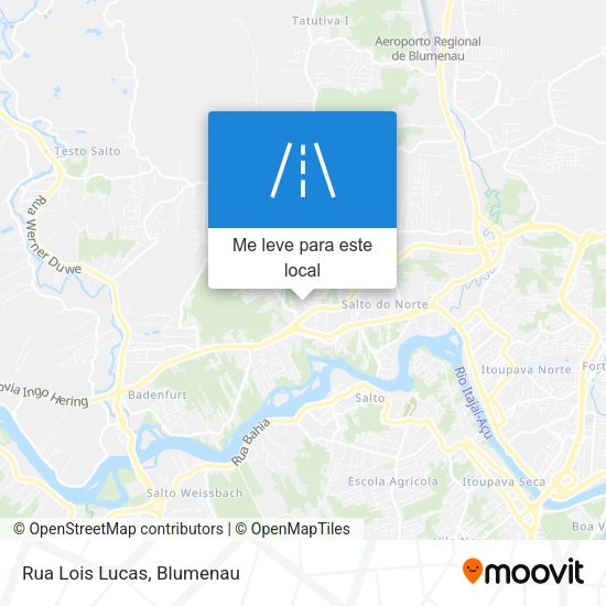Rua Lois Lucas mapa