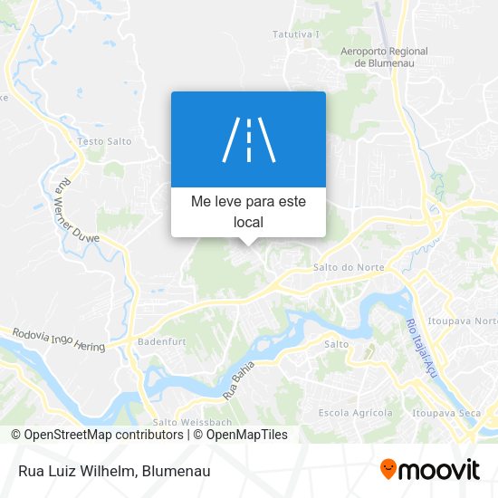 Rua Luiz Wilhelm mapa