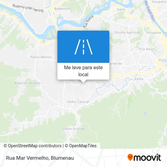 Rua Mar Vermelho mapa