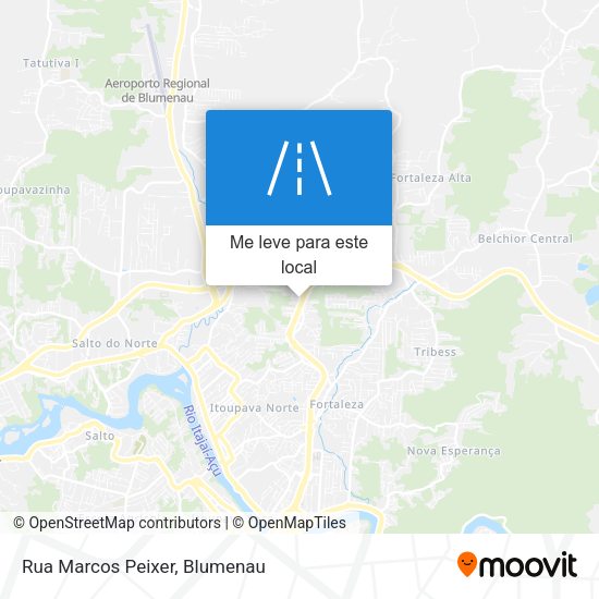 Rua Marcos Peixer mapa