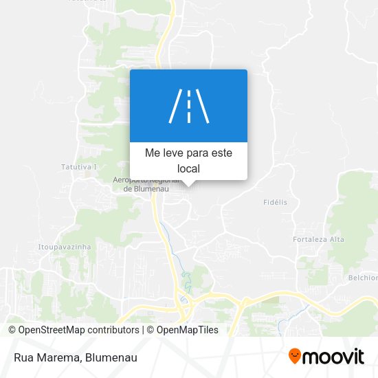Rua Marema mapa