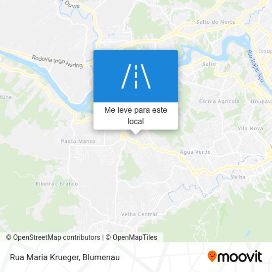 Rua Maria Krueger mapa
