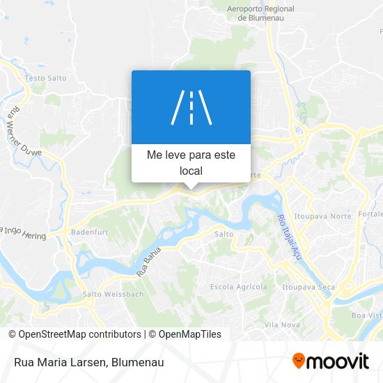 Rua Maria Larsen mapa