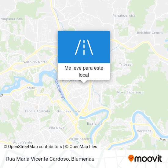 Rua Maria Vicente Cardoso mapa