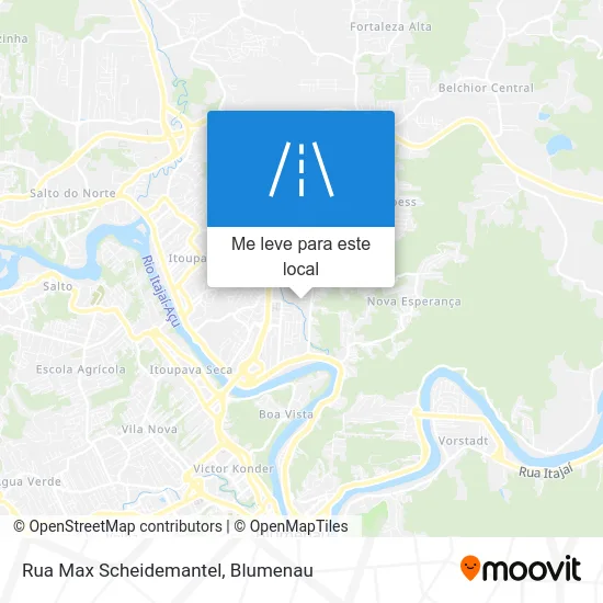 Rua Max Scheidemantel mapa