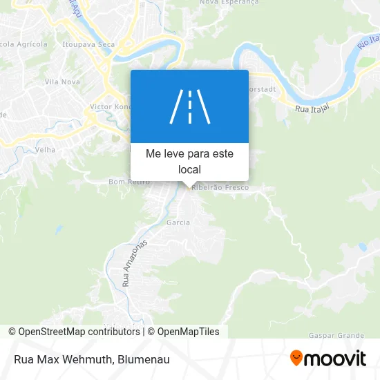 Rua Max Wehmuth mapa