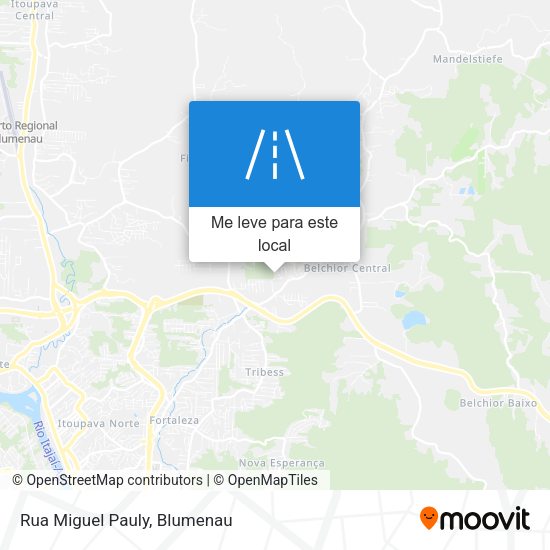 Rua Miguel Pauly mapa