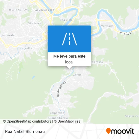Rua Natal mapa