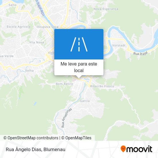 Rua Ângelo Dias mapa
