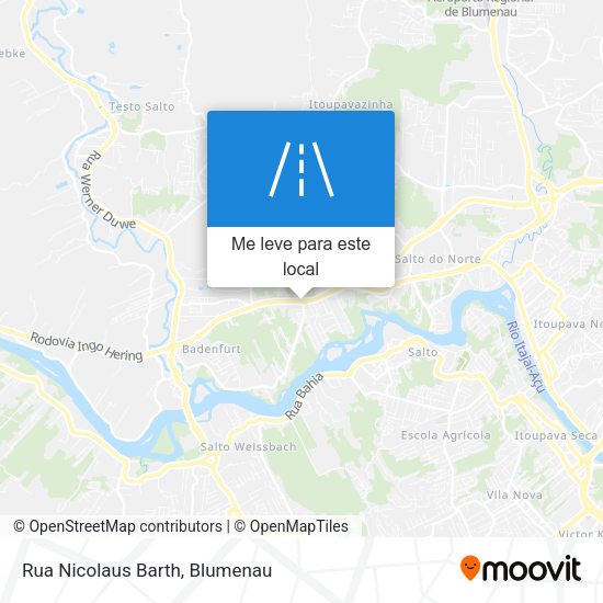 Rua Nicolaus Barth mapa