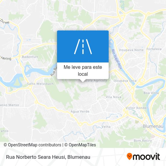 Rua Norberto Seara Heusi mapa