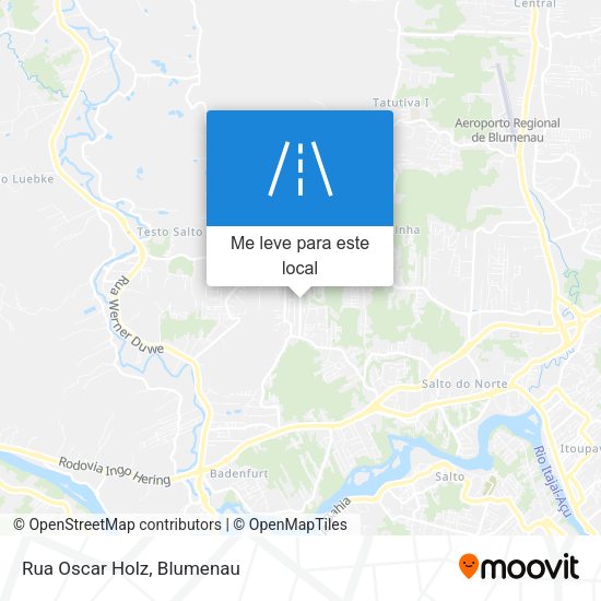 Rua Oscar Holz mapa