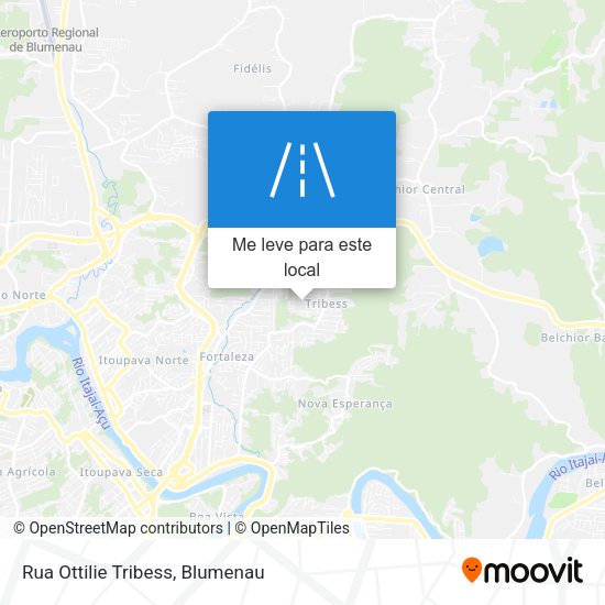 Rua Ottilie Tribess mapa