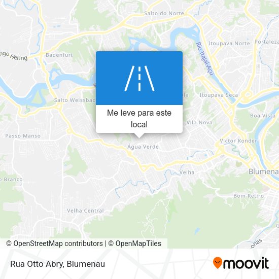 Rua Otto Abry mapa