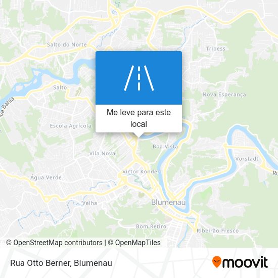 Rua Otto Berner mapa