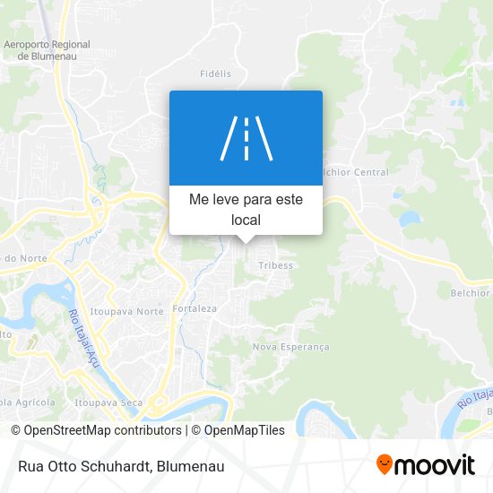 Rua Otto Schuhardt mapa