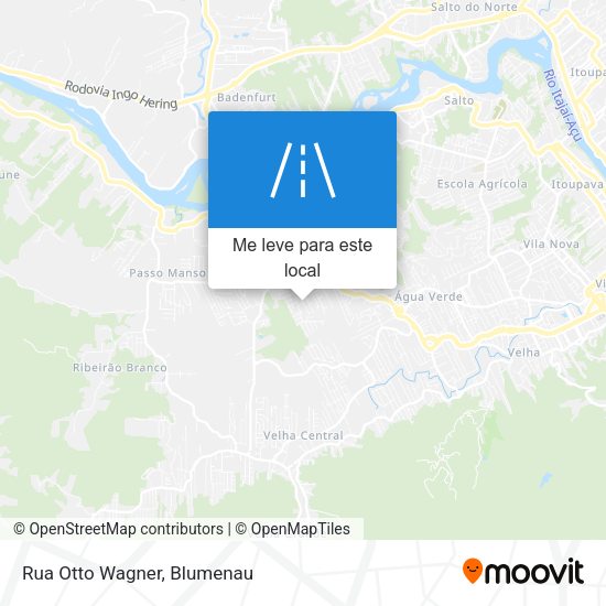 Rua Otto Wagner mapa
