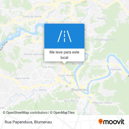 Rua Papanduva mapa