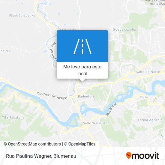 Rua Paulina Wagner mapa