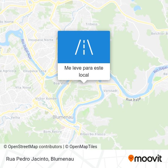 Rua Pedro Jacinto mapa