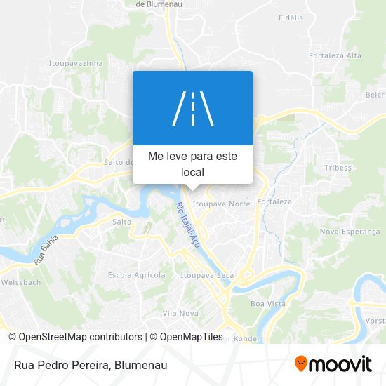 Rua Pedro Pereira mapa