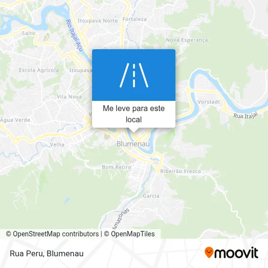 Rua Peru mapa