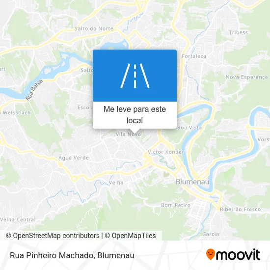Rua Pinheiro Machado mapa