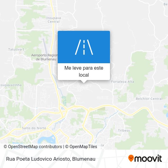 Rua Poeta Ludovico Ariosto mapa