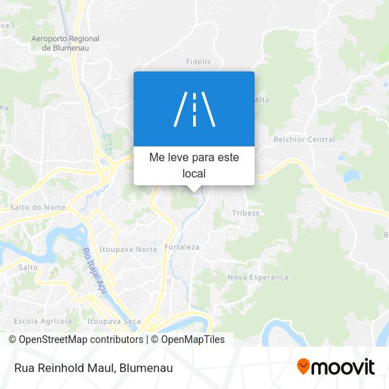 Rua Reinhold Maul mapa