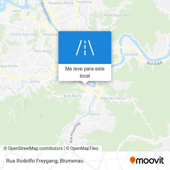 Rua Rodolfo Freygang mapa
