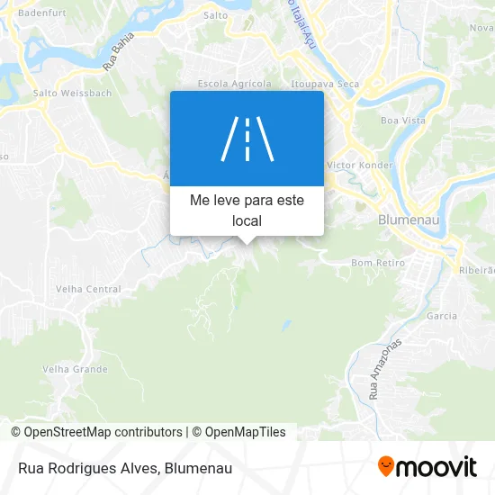 Rua Rodrigues Alves mapa