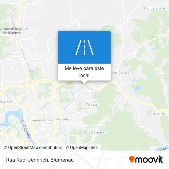 Rua Rudi Jennrich mapa