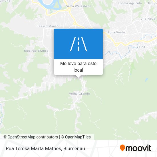 Rua Teresa Marta Mathes mapa