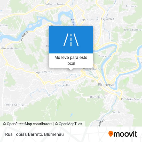 Rua Tobias Barreto mapa