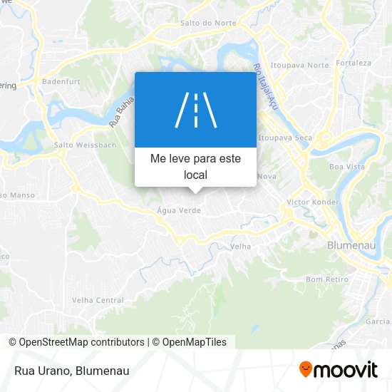 Rua Urano mapa