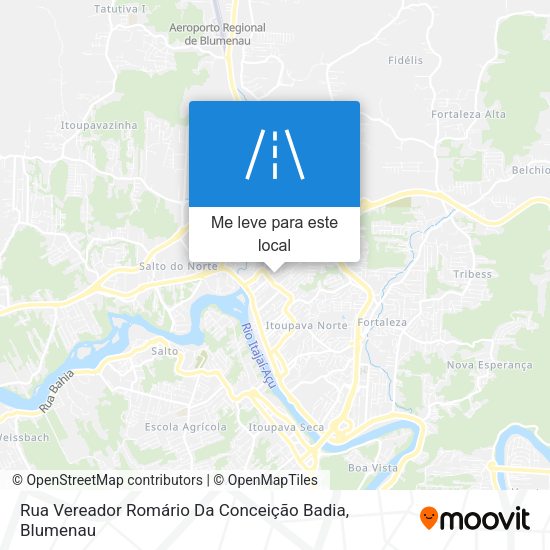 Rua Vereador Romário Da Conceição Badia mapa