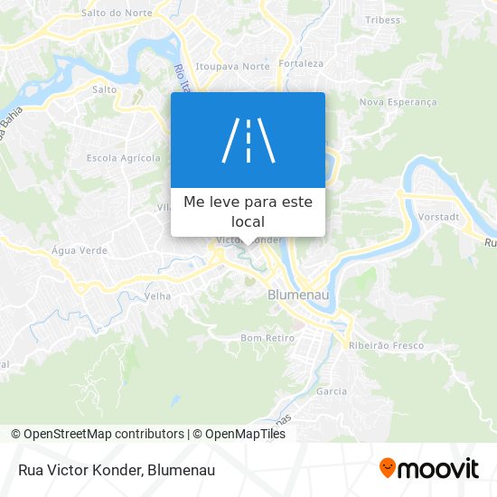 Rua Victor Konder mapa