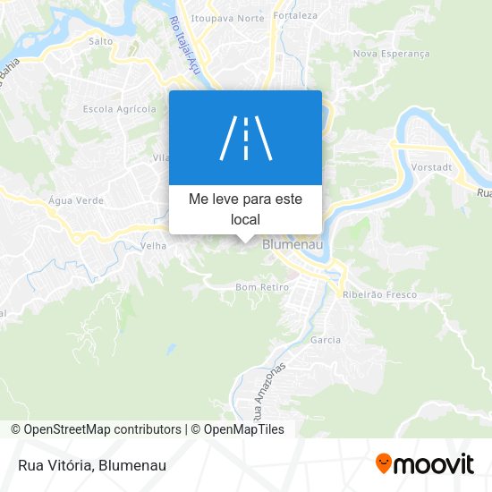 Rua Vitória mapa