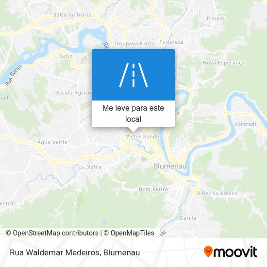 Rua Waldemar Medeiros mapa