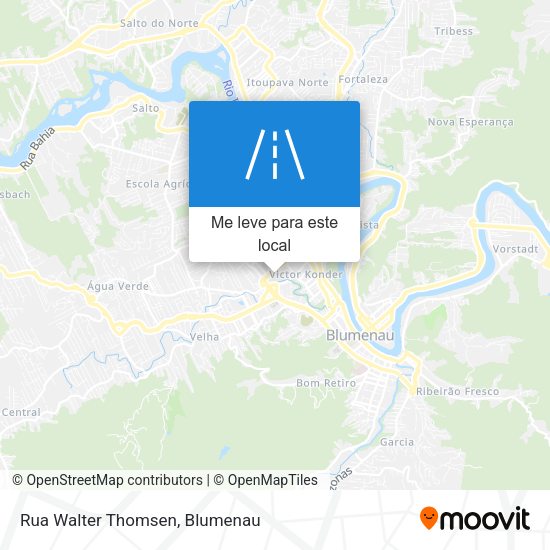 Rua Walter Thomsen mapa