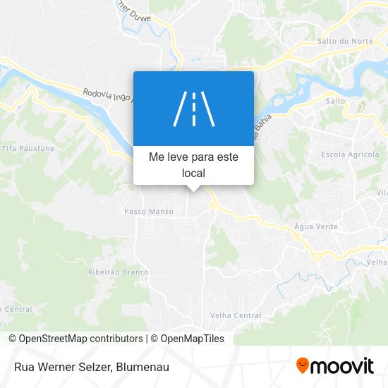 Rua Werner Selzer mapa
