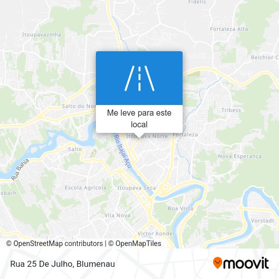 Rua 25 De Julho mapa