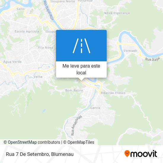 Rua 7 De Setembro mapa