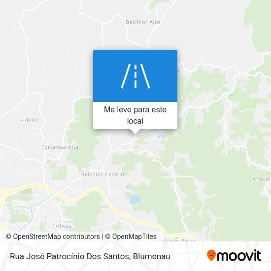 Rua José Patrocínio Dos Santos mapa