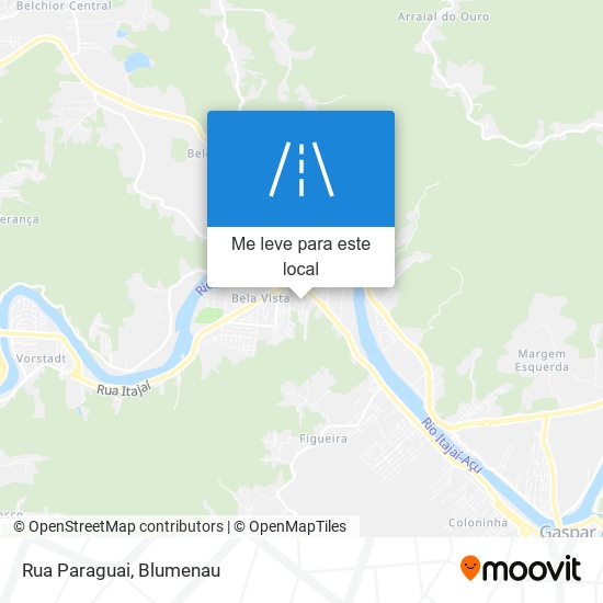 Rua Paraguai mapa