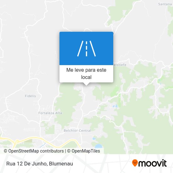 Rua 12 De Junho mapa