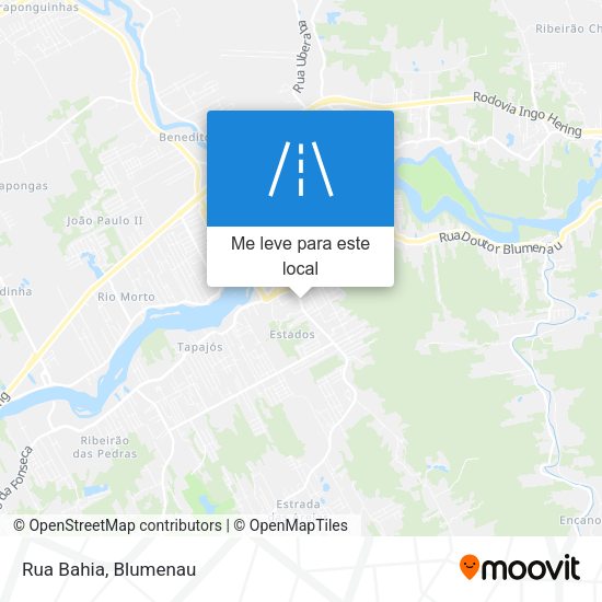 Rua Bahia mapa