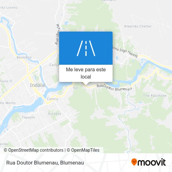 Rua Doutor Blumenau mapa