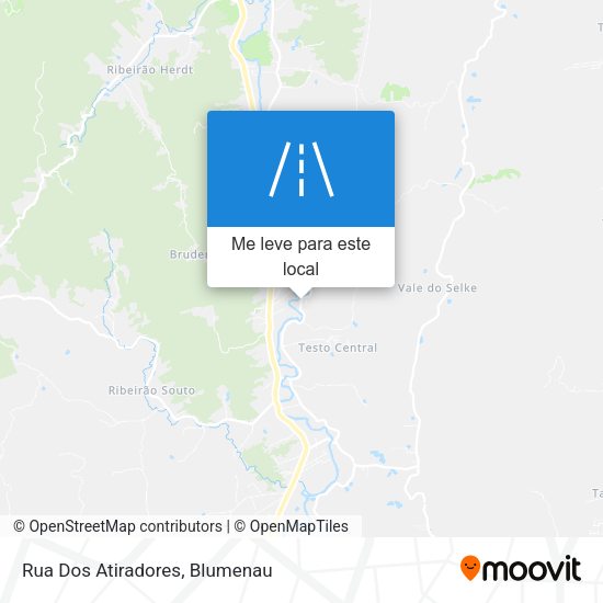 Rua Dos Atiradores mapa