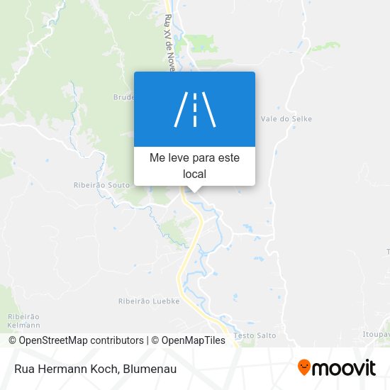 Rua Hermann Koch mapa